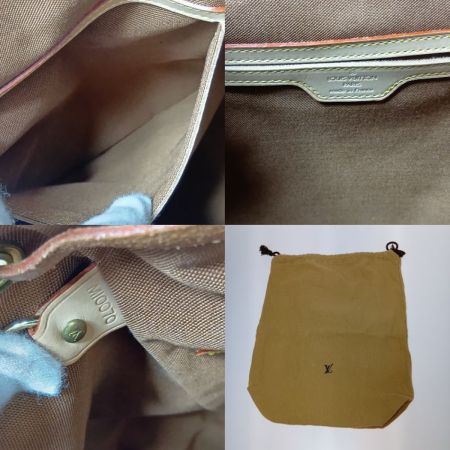  LOUIS VUITTON ルイヴィトン モノグラム モンスリGM リュック M51135 ブラウン