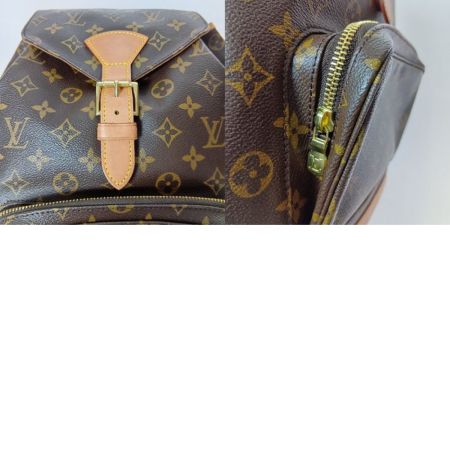  LOUIS VUITTON ルイヴィトン モノグラム モンスリGM リュック M51135 ブラウン