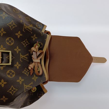  LOUIS VUITTON ルイヴィトン モノグラム モンスリGM リュック M51135 ブラウン