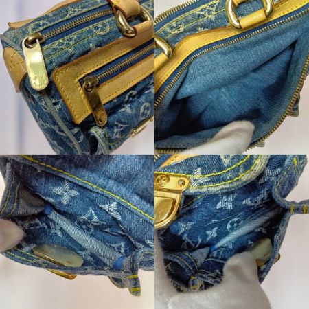  LOUIS VUITTON ルイヴィトン モノグラム・デニム ネオスピーディ ハンドバッグ M95019 ブルー