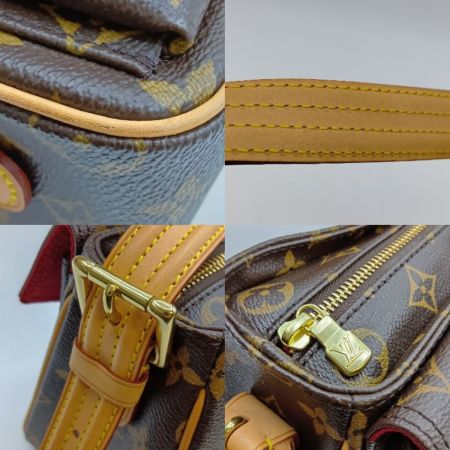  LOUIS VUITTON ルイヴィトン モノグラム ヴィバシテ MM ショルダーバッグ M51164 ブラウン