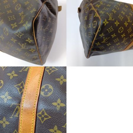  LOUIS VUITTON ルイヴィトン モノグラム キーポル45 ボストンバッグ 旅行鞄 M41428 ブラウン カギ欠品