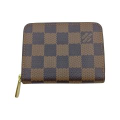  LOUIS VUITTON ルイヴィトン ダミエ ジッピーコインパース 財布 コインケース N63070 ブラウン Bランク