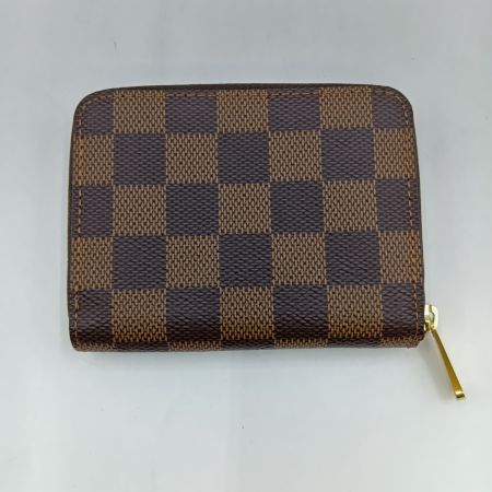  LOUIS VUITTON ルイヴィトン ダミエ ジッピーコインパース 財布 コインケース N63070 ブラウン