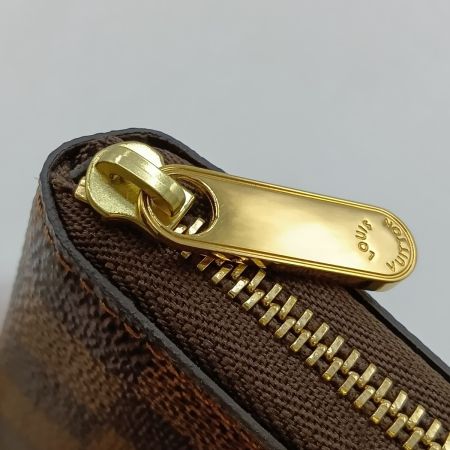  LOUIS VUITTON ルイヴィトン ダミエ ジッピーコインパース 財布 コインケース N63070 ブラウン