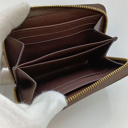  LOUIS VUITTON ルイヴィトン ダミエ ジッピーコインパース 財布 コインケース N63070 ブラウン