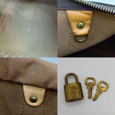  LOUIS VUITTON ルイヴィトン モノグラム スピーディ30 ボストンバッグ ハンドバッグ M41526 ブラウン