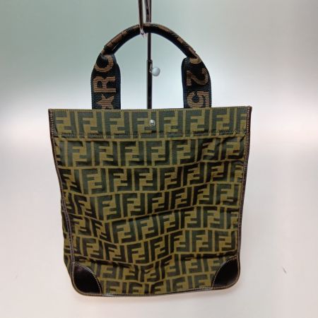  FENDI フェンディ トートバッグ ズッカ柄 FF柄 折り畳み エコバッグ 2321.26555.099 ブラウン
