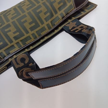  FENDI フェンディ トートバッグ ズッカ柄 FF柄 折り畳み エコバッグ 2321.26555.099 ブラウン
