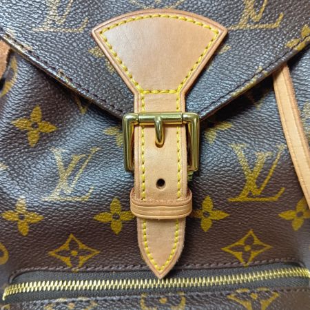  LOUIS VUITTON ルイヴィトン モノグラム モンスリ・ミドルサイズ リュック M51136 ブラウン