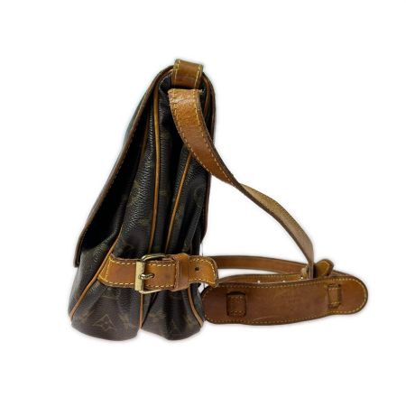  LOUIS VUITTON ルイヴィトン モノグラム ソミュール30 ショルダーバッグ M42256 ブラウン