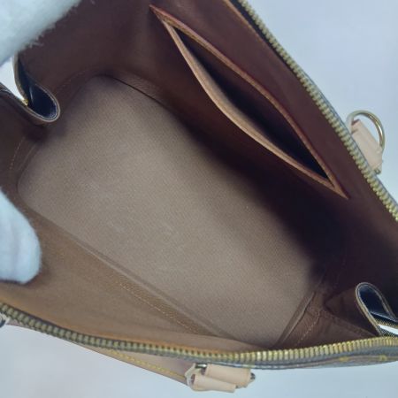  LOUIS VUITTON ルイヴィトン モノグラム アルマ ハンドバッグ M51130 ブラウン パドロック無し リペア有