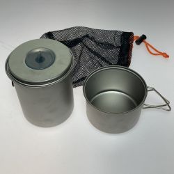 ◎◎ snowpeak スノーピーク ソロセット チタン カップ・ポットセット Bランク