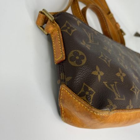  LOUIS VUITTON ルイヴィトン モノグラム トロター ショルダーバッグ M51240 ブラウン ショルダー破損有