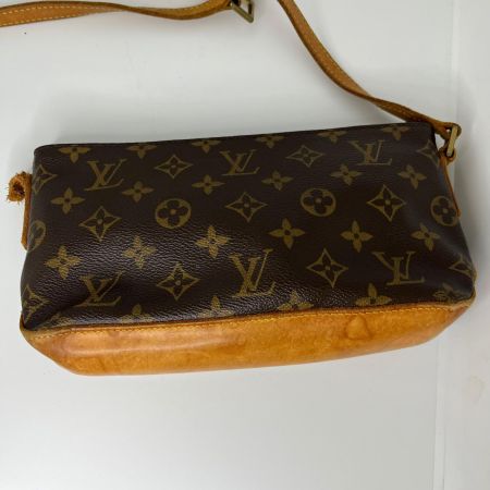  LOUIS VUITTON ルイヴィトン モノグラム トロター ショルダーバッグ M51240 ブラウン ショルダー破損有