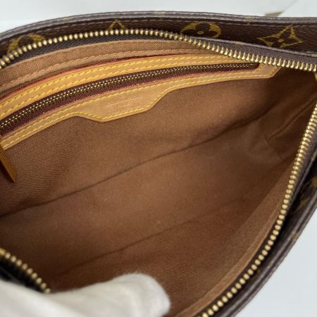  LOUIS VUITTON ルイヴィトン モノグラム トロター ショルダーバッグ M51240 ブラウン ショルダー破損有