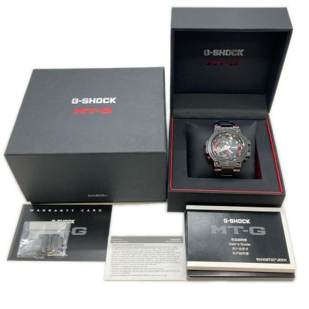  CASIO カシオ G-SHOCK G-ショック 電波ソーラー メンズ 腕時計 箱・取説・コマ付 MTG-B1000XBD-1AJF