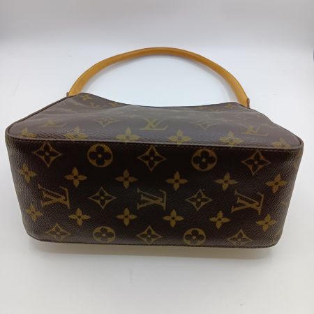 LOUIS VUITTON ルイヴィトン モノグラム ルーピングMM ハンドバッグ ショルダーバッグ M51146 ブラウン