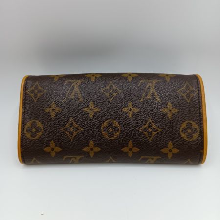  LOUIS VUITTON ルイヴィトン モノグラム ポシェットツインPM ショルダーバッグ M51854 ブラウン