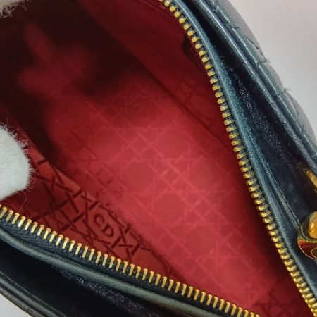  Christian Dior クリスチャンディオール レディディオール カナージュ ハンドバッグ MA-0023 ブラック