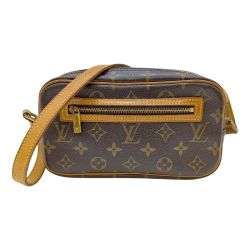 ◎◎ LOUIS VUITTON ルイヴィトン モノグラム ポシェット シテ ショルダーバッグ M51183 ブラウン Bランク