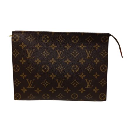  LOUIS VUITTON ルイヴィトン モノグラム ポッシュ・トワレット 26 ポーチ コスメポーチ M47542 ブラウン