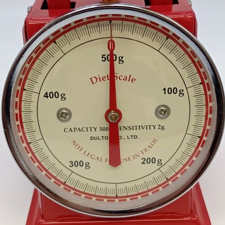  DULTON ダルトン ダイエットスケール キッチンスケール 500g用はかり 100-126RD レッド