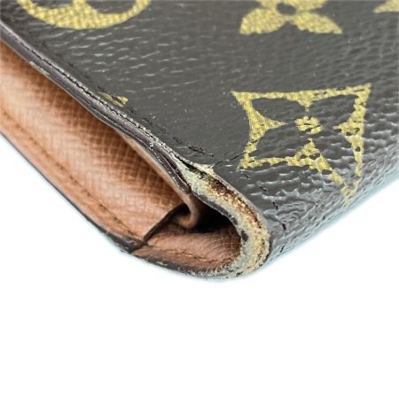 LOUIS VUITTON ルイヴィトン モノグラム ポルト トレゾール インターナショナル M61215 ブラウン