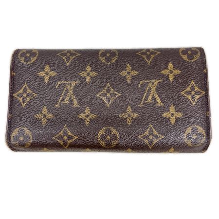 LOUIS VUITTON ルイヴィトン モノグラム ポルト トレゾール インターナショナル M61215 ブラウン