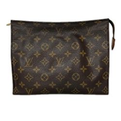 ◎◎ LOUIS VUITTON ルイヴィトン ポッシュ・トワレット 26 コスメポーチ セカンドバッグ M47542 ブラウン Cランク