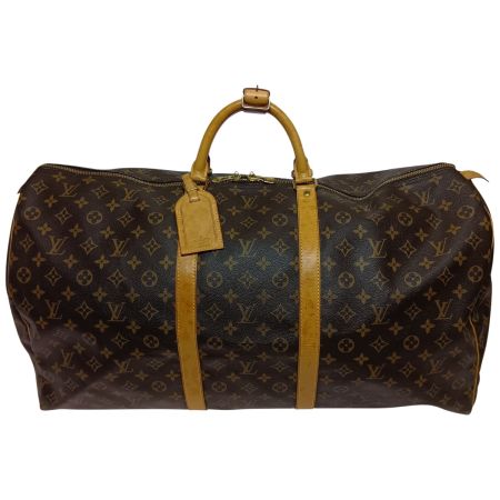  LOUIS VUITTON ルイヴィトン モノグラム キーポル 60 ボストンバッグ M41422 ブラウン