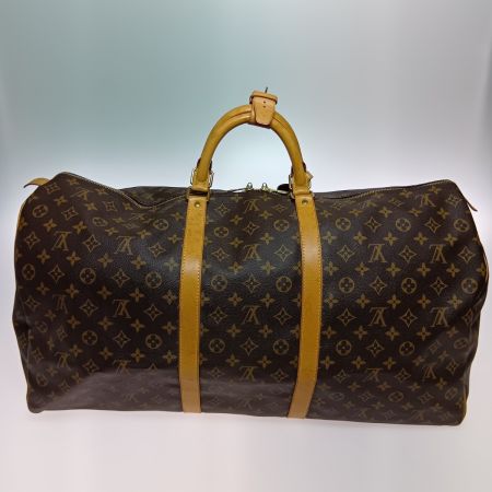  LOUIS VUITTON ルイヴィトン モノグラム キーポル 60 ボストンバッグ M41422 ブラウン