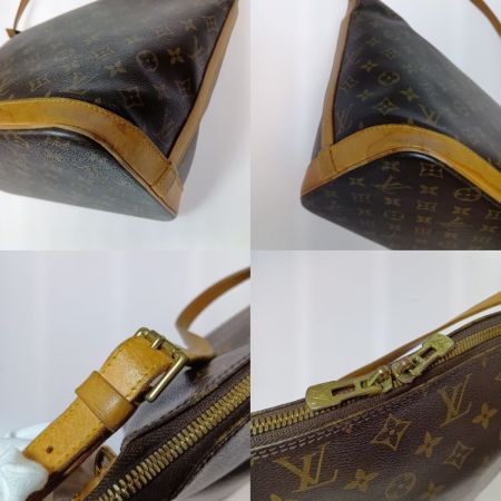 LOUIS VUITTON ルイヴィトン モノグラム アムファースリー ショルダーバッグ M47275 ブラウン