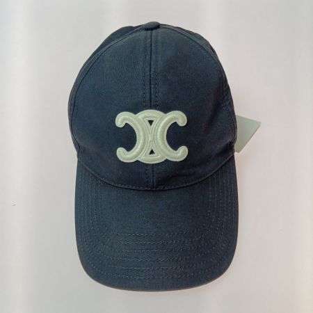  CELINE セリーヌ トリオンフ ベースボールキャップ 2AUT6969P ブラック