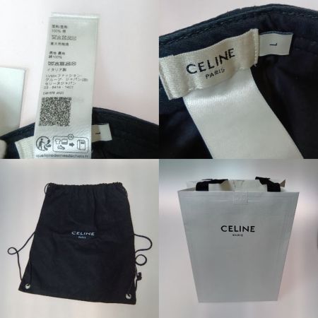  CELINE セリーヌ トリオンフ ベースボールキャップ 2AUT6969P ブラック
