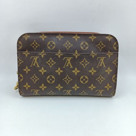  LOUIS VUITTON ルイヴィトン モノグラム オルセー セカンドバッグ M51790 ブラウン ポケットベタつき有