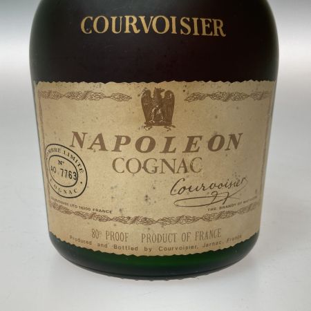   COURVOISIER NAPOLEON クルボアジェ ナポレオン 700ml 40% ラベル剥がれ有 未開栓