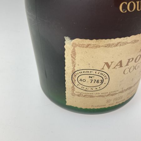   COURVOISIER NAPOLEON クルボアジェ ナポレオン 700ml 40% ラベル剥がれ有 未開栓