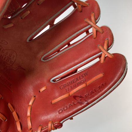  Rawlings ローリングス HOH PRO EXCEL 軟式グローブ 投手用 11.75インチ GR4HEA15W レッドオレンジ
