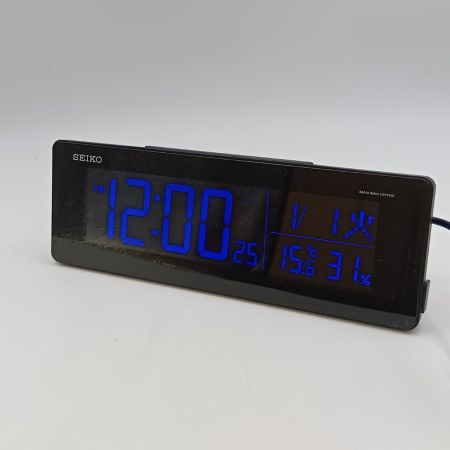  SEIKO セイコー デジタル電波クロック 置時計 目覚まし時計 デジタル DL205K