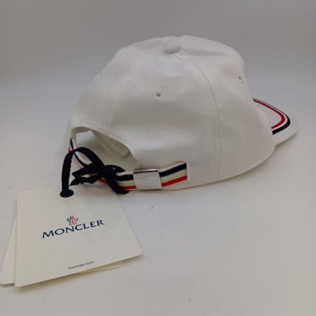  MONCLER モンクレール 帽子 キャップ ベースボールキャップ 0098155 V0001 ホワイト