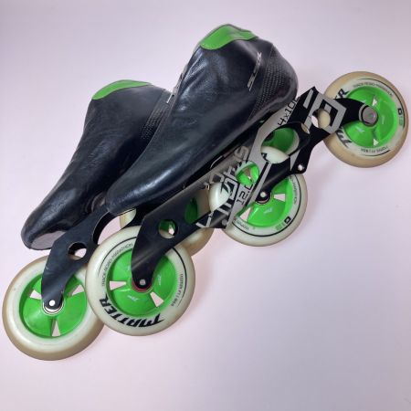  SSS スリーエス インラインスケート 約25cm MatterG13ウィール 110mm ブラック×グリーン