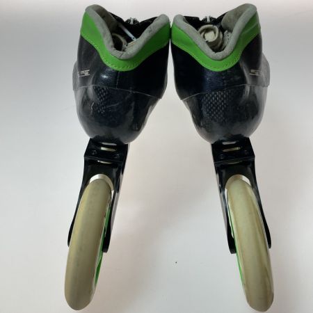  SSS スリーエス インラインスケート 約25cm MatterG13ウィール 110mm ブラック×グリーン