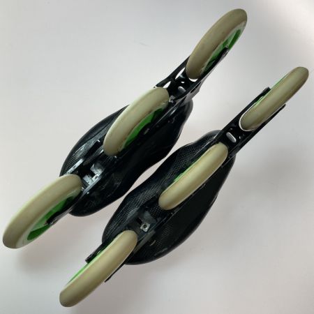  SSS スリーエス インラインスケート 約25cm MatterG13ウィール 110mm ブラック×グリーン