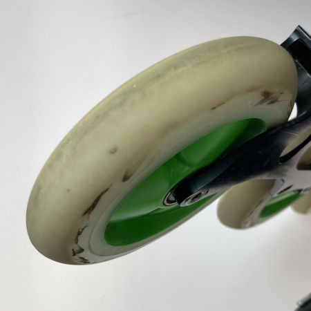  SSS スリーエス インラインスケート 約25cm MatterG13ウィール 110mm ブラック×グリーン