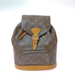  LOUIS VUITTON ルイヴィトン モノグラム モンスリ・ミドルサイズ リュック M51136 ブラウン Cランク