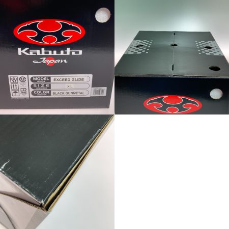  OGK KABUTO カブト EXCEED GLIDE ジェットヘルメット サイズXL ブラックガンメタル