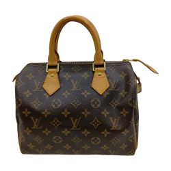 ◎◎ LOUIS VUITTON ルイヴィトン モノグラム スピーディ25 ボストンバッグ M41528 ブラウン Bランク