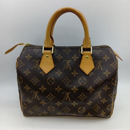  LOUIS VUITTON ルイヴィトン モノグラム スピーディ25 ボストンバッグ M41528 ブラウン