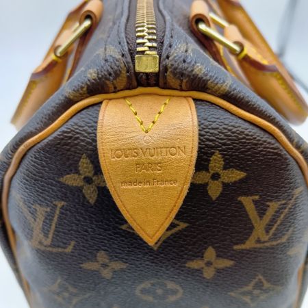  LOUIS VUITTON ルイヴィトン モノグラム スピーディ25 ボストンバッグ M41528 ブラウン